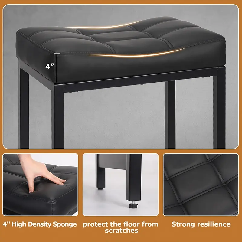 Bar Metal Stools Chair High - Image 3