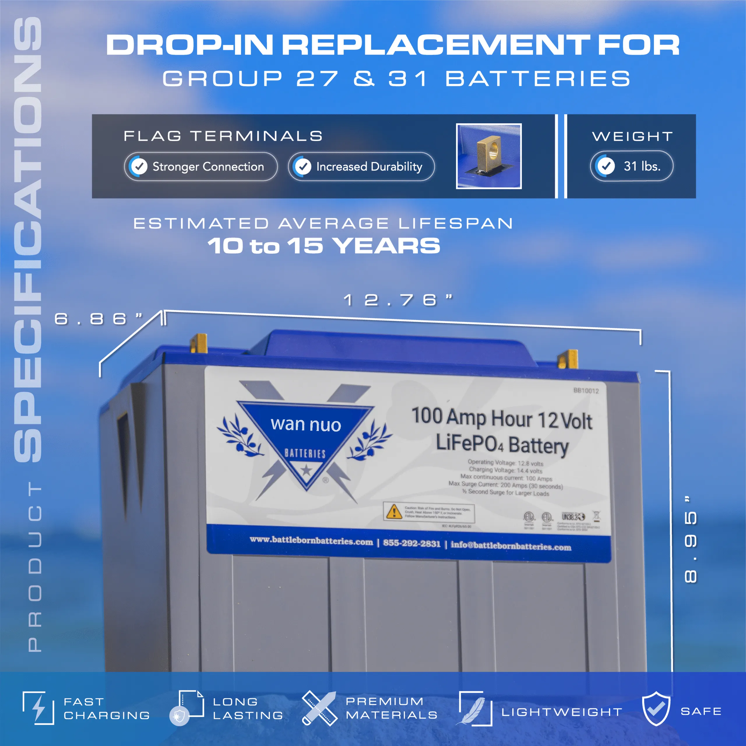 BMS 4000+ Deep Cycles Max lifepo4 - Image 5